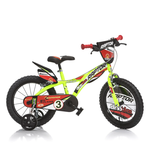 BICI 16M - BOY RAPTOR GIALLA