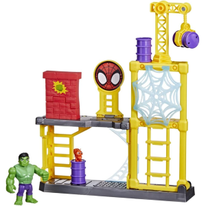 $ SPIDEY- ^MEGA HULK SPACCATUTTO PLAYSET