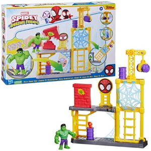 $ SPIDEY- ^MEGA HULK SPACCATUTTO PLAYSET