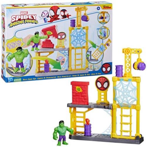 $ SPIDEY- ^MEGA HULK SPACCATUTTO PLAYSET