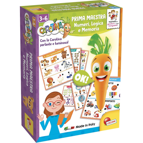 CAROT- PRIMA MAESTRA - NUMERI LOGICA E MEMORIA