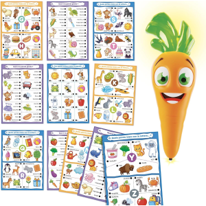 CAROT- PRIMA MAESTRA - MAXI SCHEDE ALFABETO E PAROLE