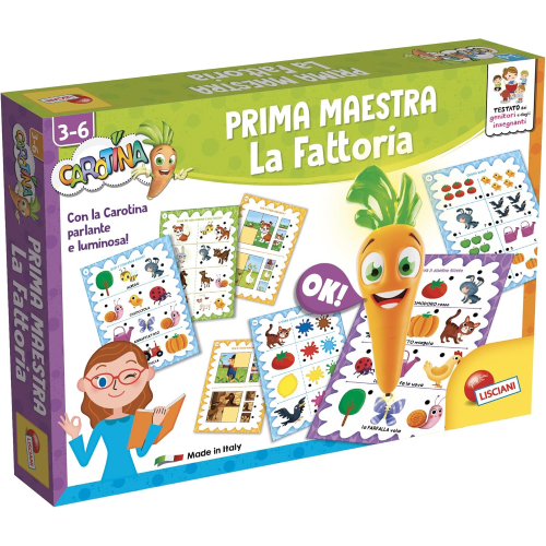 CAROT- PRIMA MAESTRA - MAXI SCHEDE FATTORIA