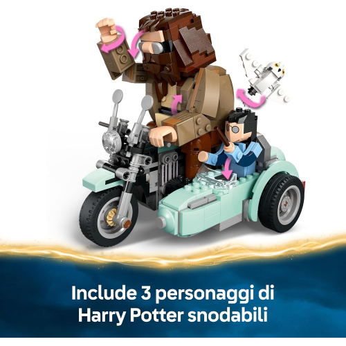 H. POTTER- GIRO SUL SIDECAR DI HAGRID E HARRY