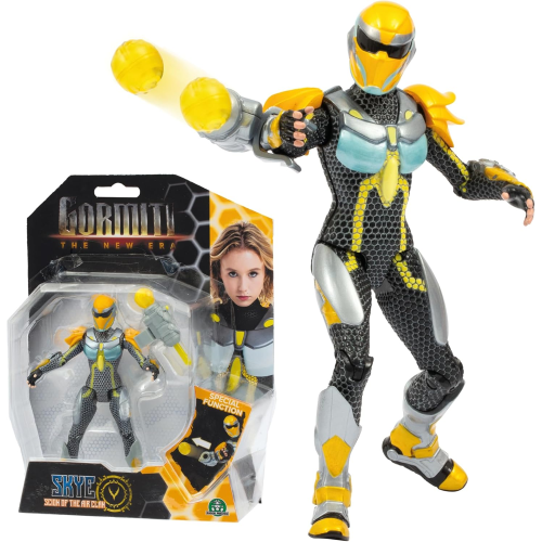 $ GORMITI - NEW ERA PERS. 15 CM SCION CON FUNZ. ATTACCO