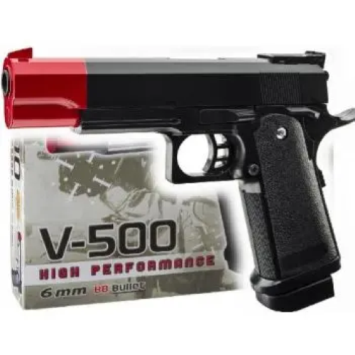 PISTOLA - AIR SOFT V-500 CAL 6MM