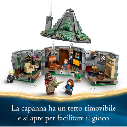 H. POTTER- LA CAPANNA DI HAGRID UNA VI...