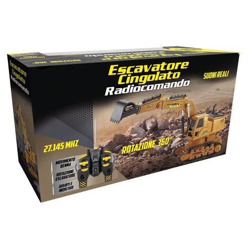 R/C-  ESCAVATORE CINGOLATO 8 FUNZ.