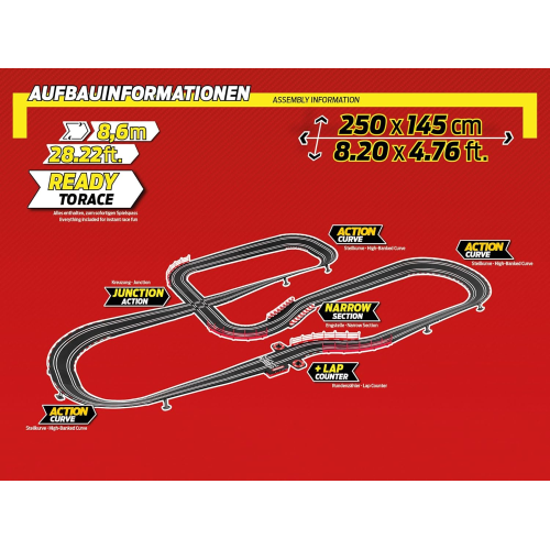 PISTA - CARRERA EL. FERRARI  POWER RACING