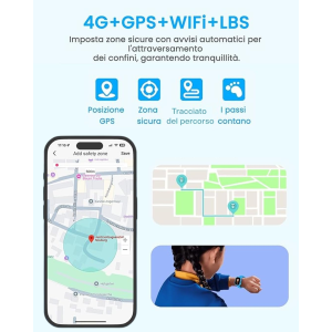 RADIOCOM - WATCH PHONE 4G/WI-FI PER BAMBINI