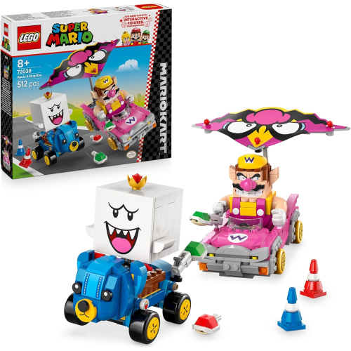 M.BROSS LEGO - MARIO KART WARIO E RE BOO