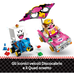 M.BROSS LEGO - MARIO KART WARIO E RE BOO