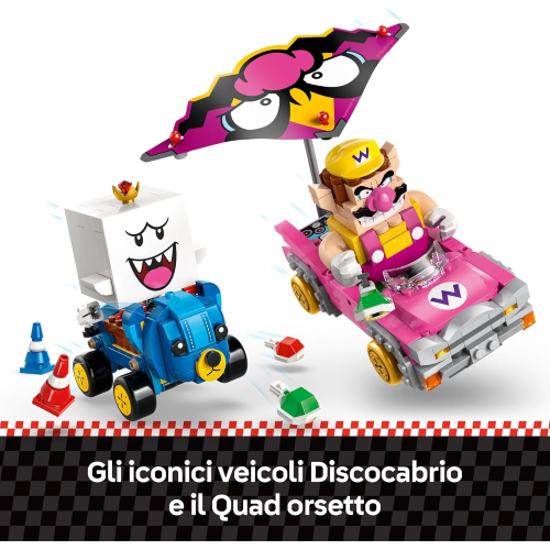 M.BROSS LEGO - MARIO KART WARIO E RE BOO