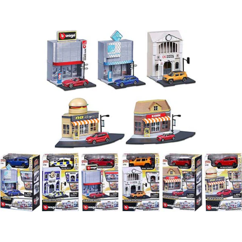 1:43 - BURAGO CITY CON AUTO