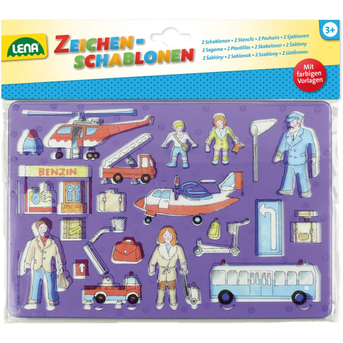 STENCIL- MEZZI DI TRASPORTO E PERSONE