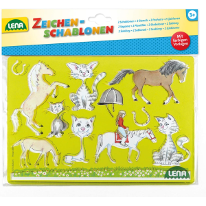 STENCIL- CAVALLI E CANI