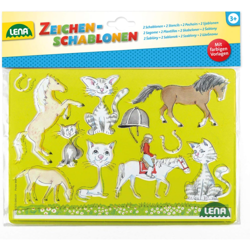 STENCIL- CAVALLI E CANI