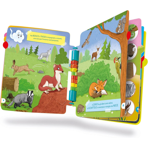 SAP - GIRAPAGINA ESPANS. BOOK 1 - ANIMALI & AMBIENTI