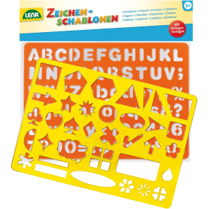 STENCIL- ALFABETO NUMERI E SIMBOLI