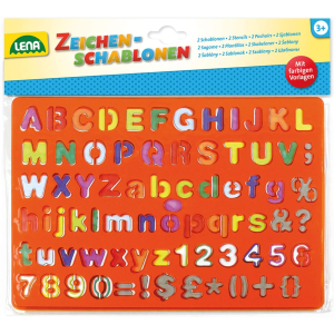 STENCIL- ALFABETO NUMERI E SIMBOLI