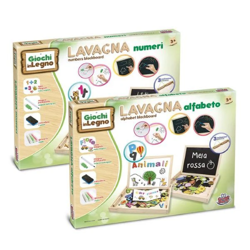 LAVAGNA LEGNO 2IN1 LETT & NUM