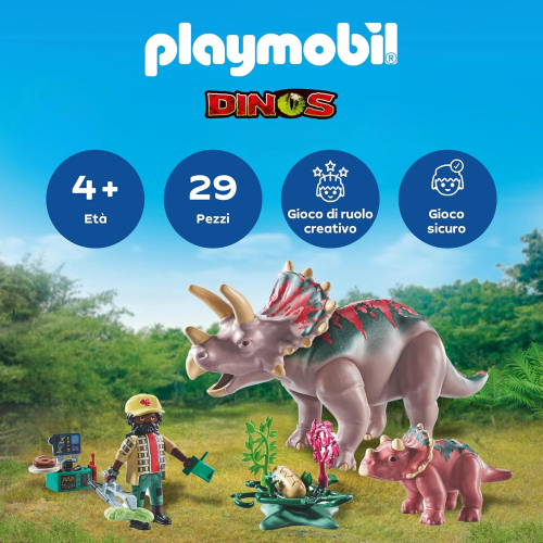 PLAY DINOS - TRICERATOPO & CUCCIOLO