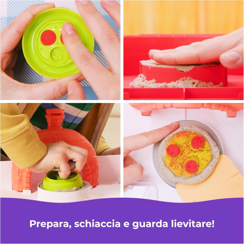 KINETIC SAND - SQUISH PIZZA