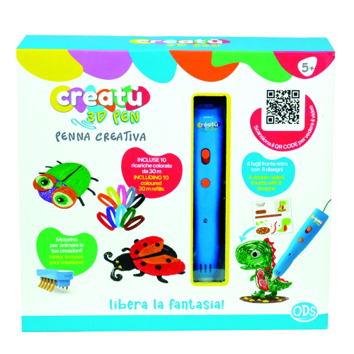 CREATU' - PENNA 3D CREATIVA C/ACC.E RICARICHE