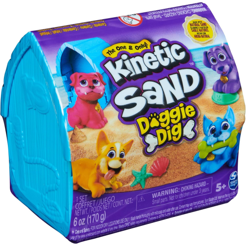 KINETIC SAND - MINI CAGNOLINO IN VASSOIO