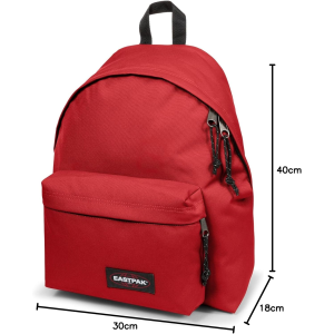 ZAINO EASTPAK - PADDED T.U.- RED