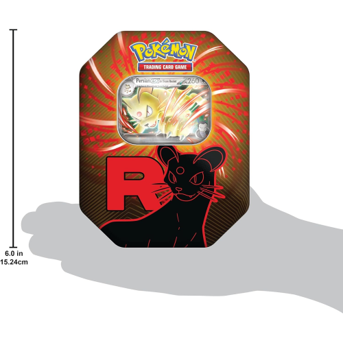 CG- POKEMON- TIN COLLEZ. TEAM ROCKET PERSIAN