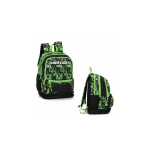 ZAINO - MINECRAFT ORG. GREEN  023