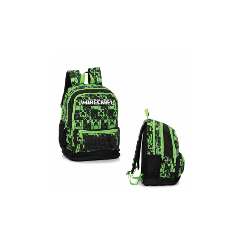 ZAINO - MINECRAFT ORG. GREEN  023
