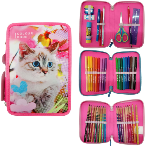 AST. 3 ZIP SEVEN COLOUR CODE ANIMAL SNAPSHOT