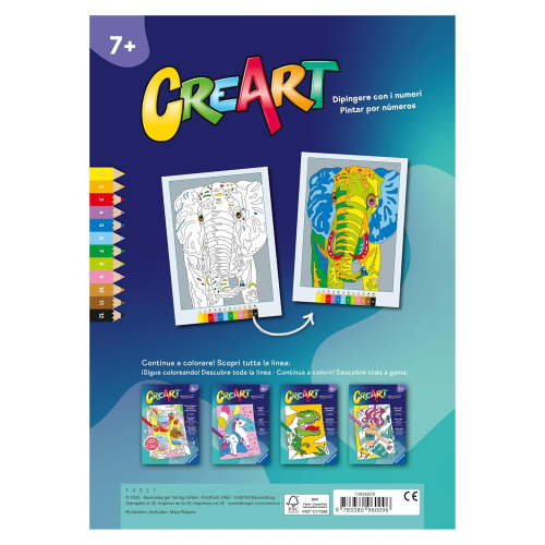 CRE ART LIBRO - ANIMALI SELVAGGI