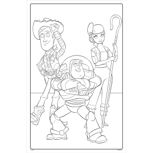 MAXI PAGINE DA COLORARE TOY STORE "OM