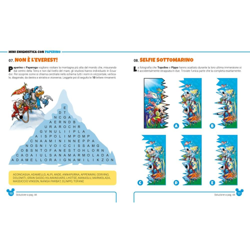 L- MINI ENIGMISTICA- PAPERINO