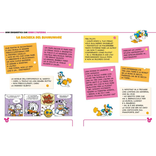 L- MINI ENIGMISTICA- MINNIE & PAPERINA