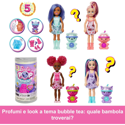 $ BARBIE - POP REVEAL- CHELSEA TEA ASS