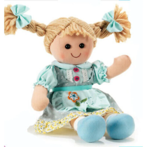 $ BAMBOLA STOFFA 35 CM - AZULES