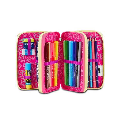 AST. 3 ZIP SJ GIRL UNICORN LED