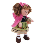 $ BAMBOLA STOFFA 35 CM - DORELLA