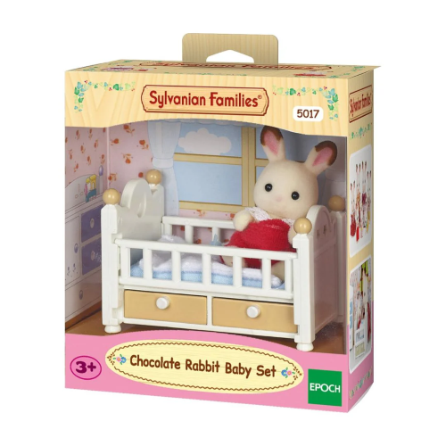 SYLVANIAN - BEBE´ CONIGLIO CIOCCOLATO E LETTINO