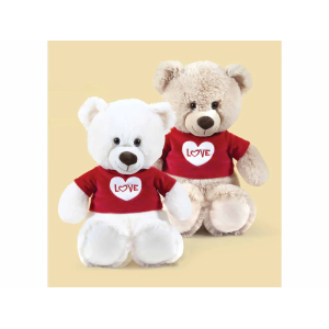 SV ORSO 60CM 2COL. C/TSHIRT ROSSA