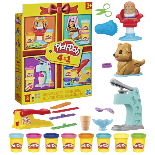 PDOH - PLAY-DOH MINI CLASSIC  BUNDLE / PLAYSET 4 IN 1