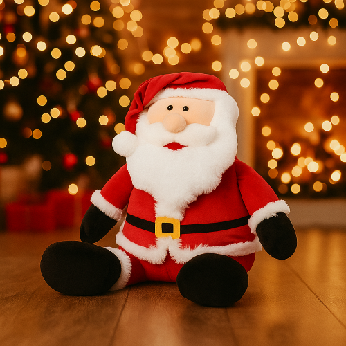 PEL.- BABBO NATALE 55 CM SEDUTO