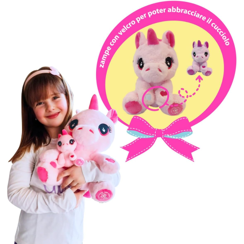 PEL.- UNICORNO BABY LA FAMIGLIA