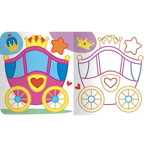 L- COLORA LE PRINCIPESSE SCINTILLANTI