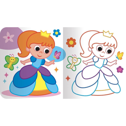 L- COLORA LE PRINCIPESSE SCINTILLANTI