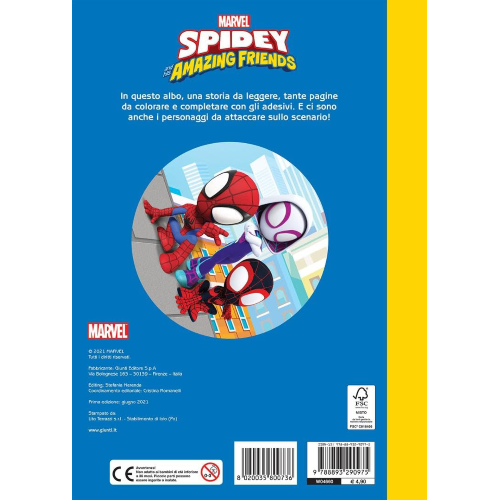 L- STACCA ATTACCA & COLORA - SPIDEY